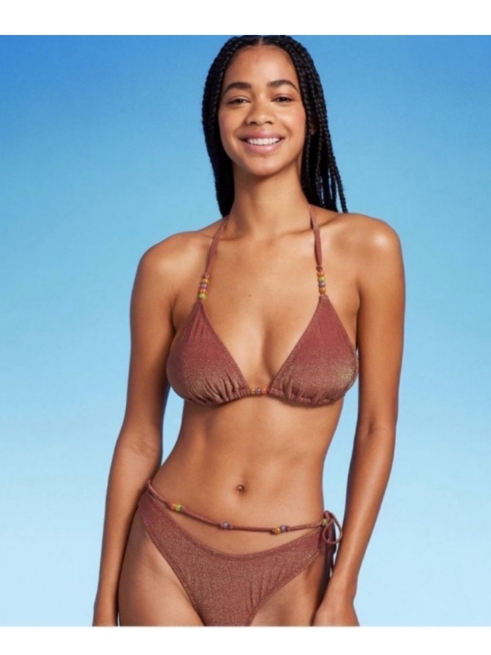 TWO FULL SETS wild fable sparkly bikinis
